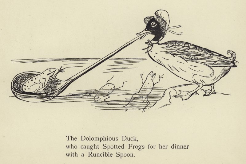 Die Dolomphious-Ente von Edward Lear