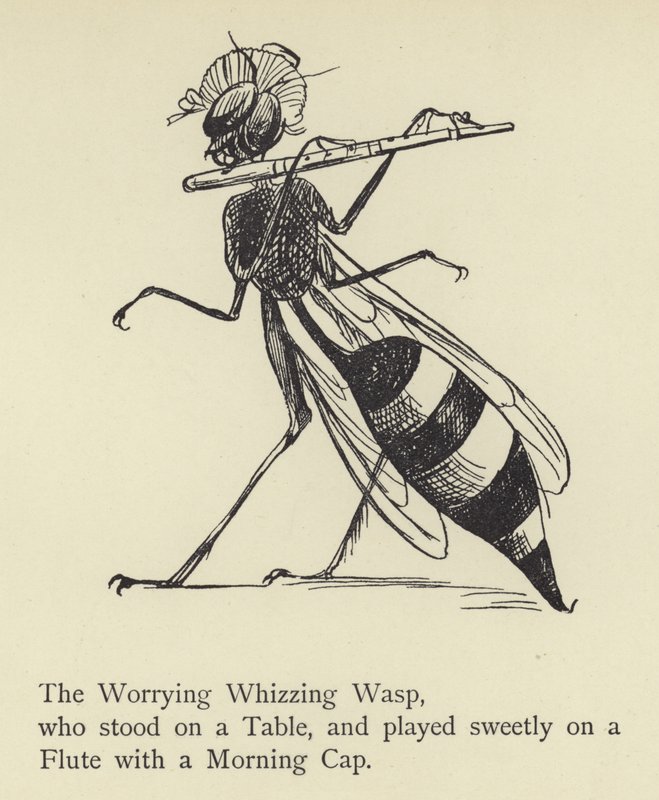 Die beunruhigende summende Wespe von Edward Lear