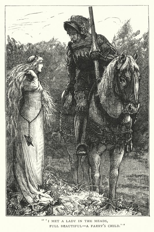 La Belle Dame sans Merci von Edward Frederick (after) Brewtnall