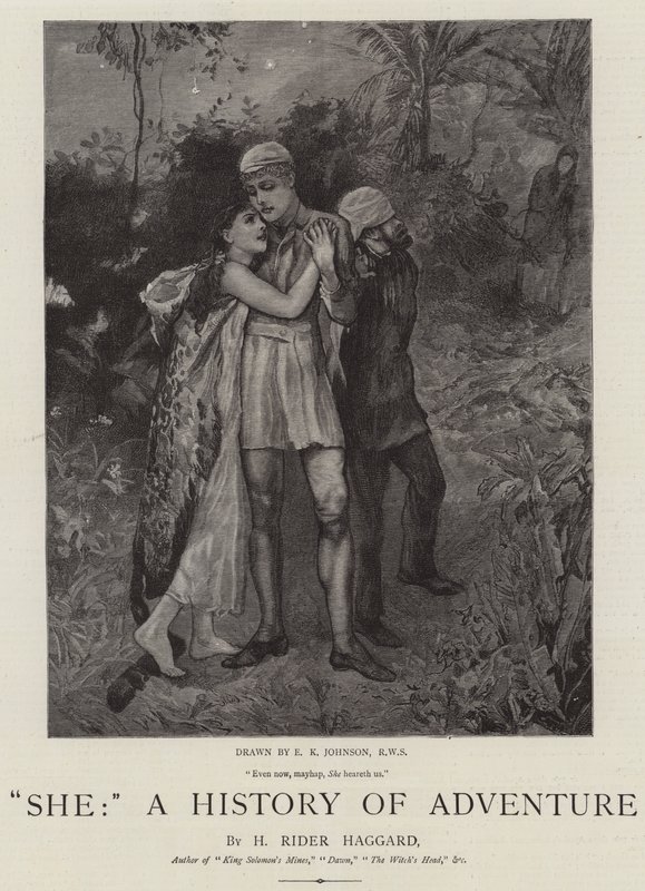 Sie, eine Geschichte des Abenteuers von Edward Killingworth Johnson