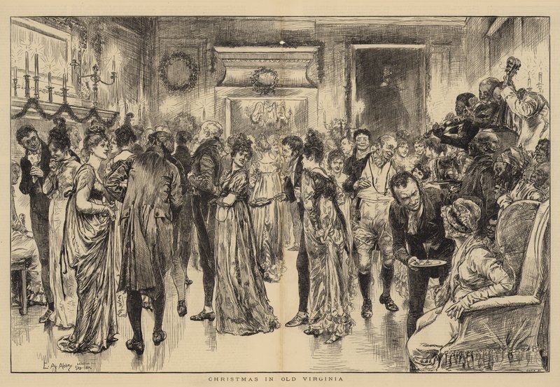 Weihnachten im alten Virginia von Edwin Austin Abbey