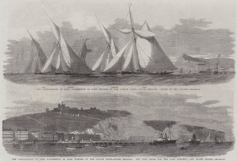 Die Installation von Lord Palmerston als Lord Warden der Cinque Ports von Edwin Weedon