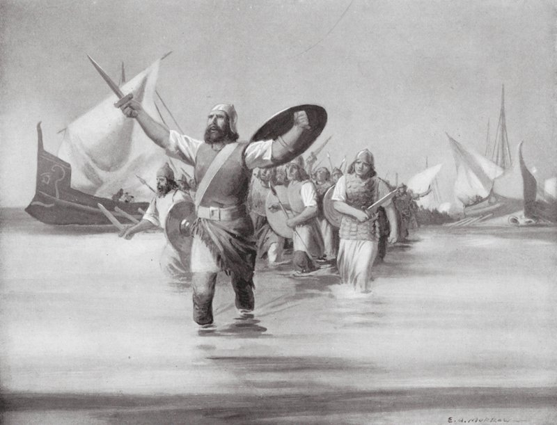 Sidonier landen an der Stätte von Karthago von Edwin A. Morrow