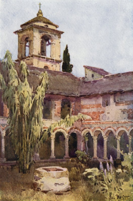 Il Chiostro di Piona, Lago di Como von Ella Du Cane
