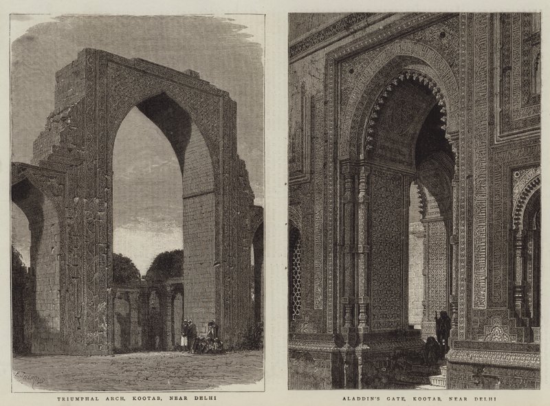 Ansichten in Indien von Emile Theodore Therond