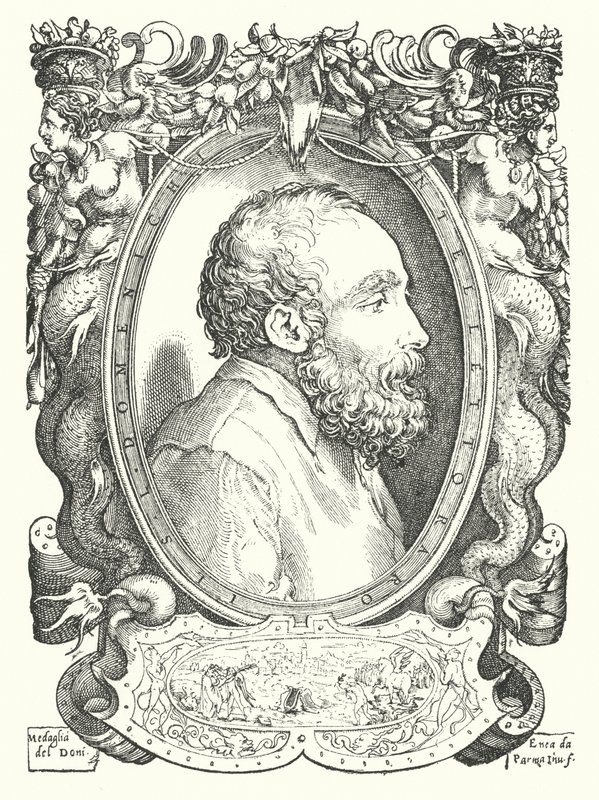 Lodovico Domenichi, italienischer Renaissance-Übersetzer und Schriftsteller von Enea Vico