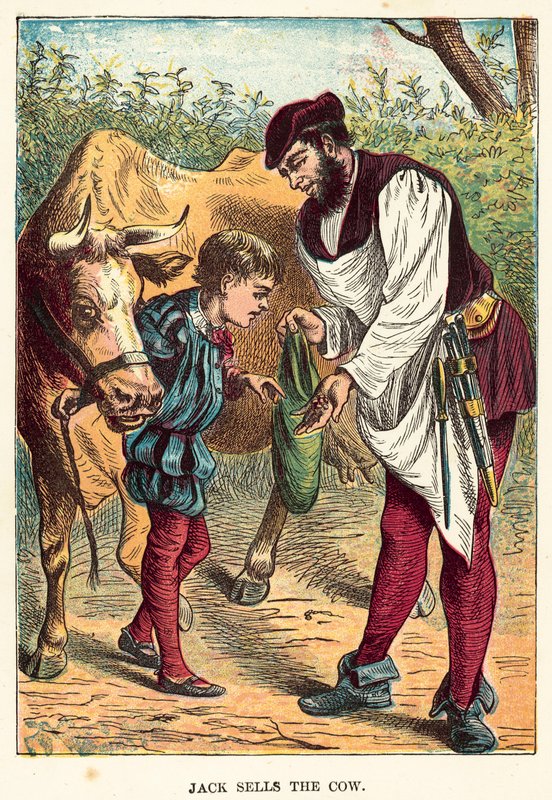 Jack verkauft die Kuh von English School