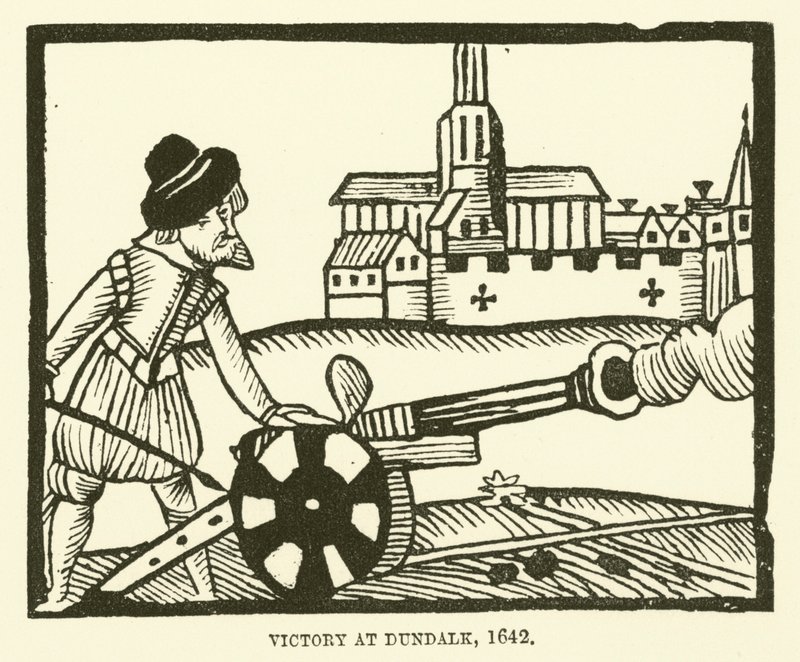 Sieg bei Dundalk, 1642 von English School