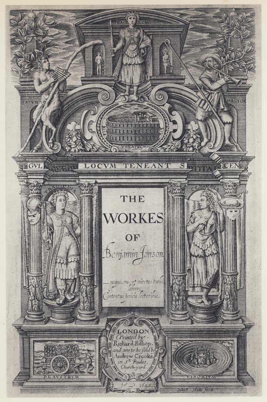Ben Jonson, The Workes, W Stansby 1616 von English Photographer