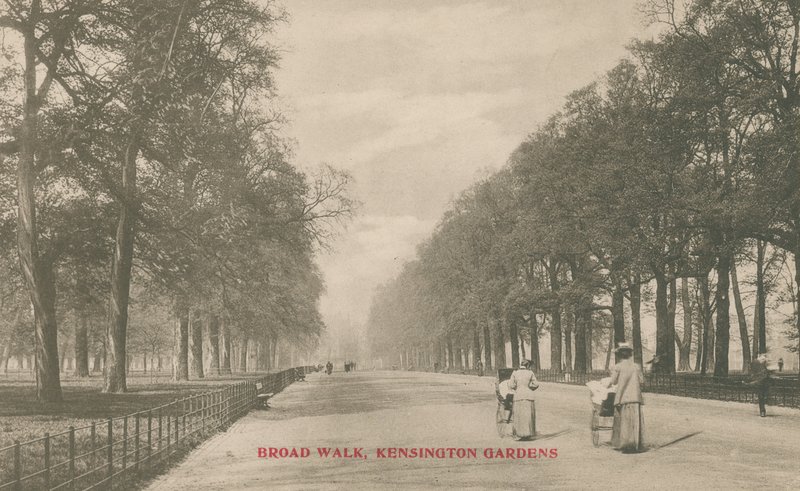 Broad Walk, Kensington Gardens von English Photographer