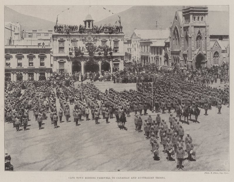Kapstadt verabschiedet kanadische und australische Truppen von English Photographer