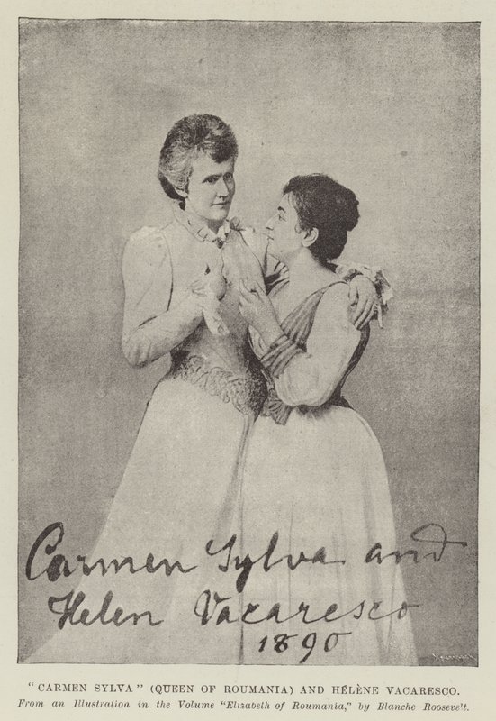 Carmen Sylva (Königin von Rumänien) und Helene Vacaresco von English Photographer