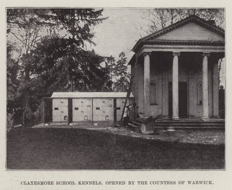 Clayesmore School, Kennels, eröffnet durch die Gräfin von Warwick von English Photographer
