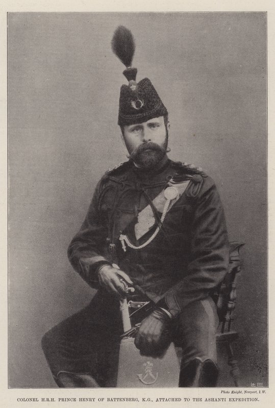 Oberst HRH Prinz Henry von Battenberg, KG, an die Ashanti-Expedition angegliedert von English Photographer