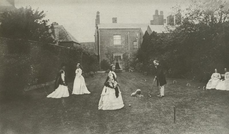 Croquet im späten viktorianischen England von English Photographer