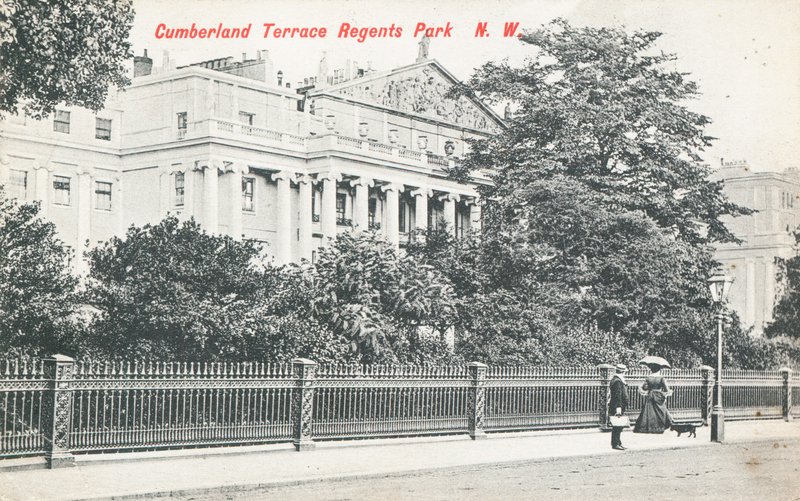 Cumberland Terrace im Regents Park von English Photographer