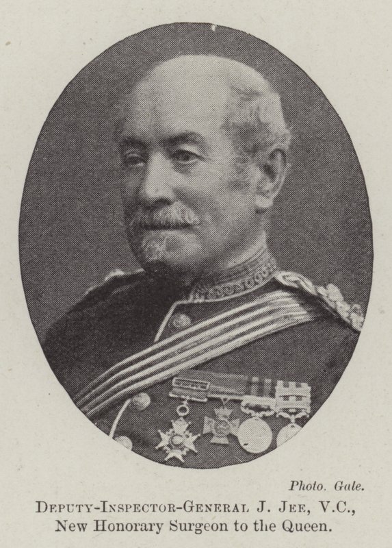 Stellvertretender Generalinspektor J Jee, VC, neuer Ehrenchirurg der Königin von English Photographer