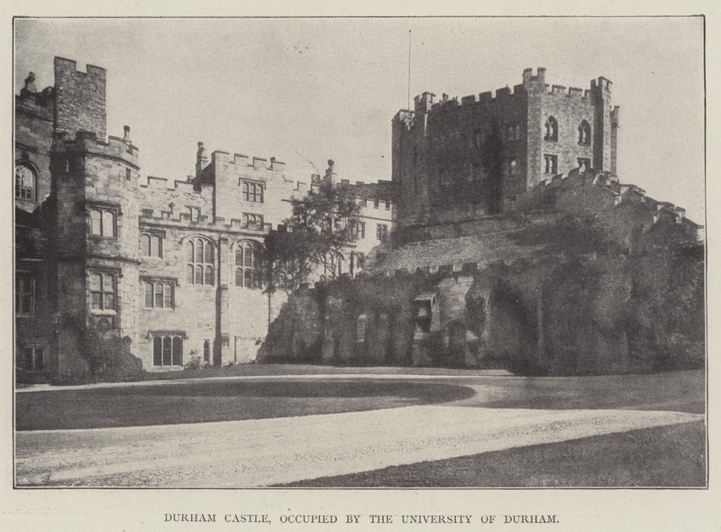 Durham Castle, bewohnt von der Universität Durham von English Photographer