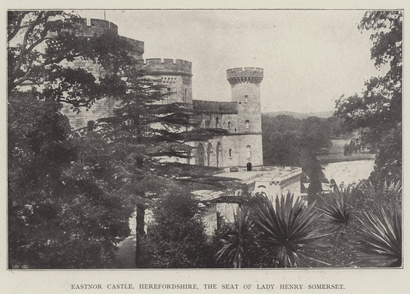 Eastnor Castle, Herefordshire, der Sitz von Lady Henry Somerset von English Photographer