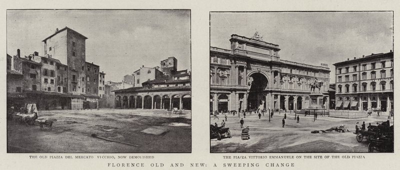 Florenz alt und neu, eine umfassende Veränderung von English Photographer