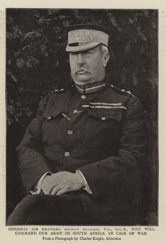 General Sir Redvers Henry Buller, VC, GCB, der im Kriegsfall unsere Armee in Südafrika befehligen wird von English Photographer