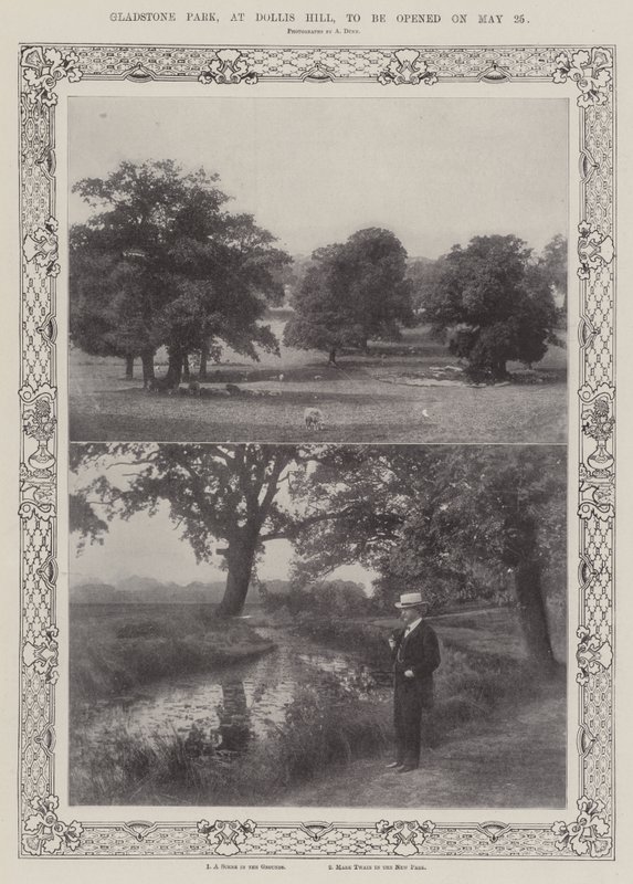 Gladstone Park, in Dollis Hill, wird am 25. Mai eröffnet von English Photographer