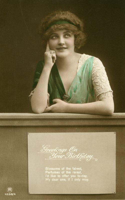Glamour-Postkarte von English Photographer