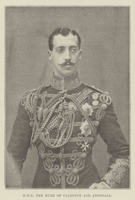 HRH der Herzog von Clarence und Avondale von English Photographer