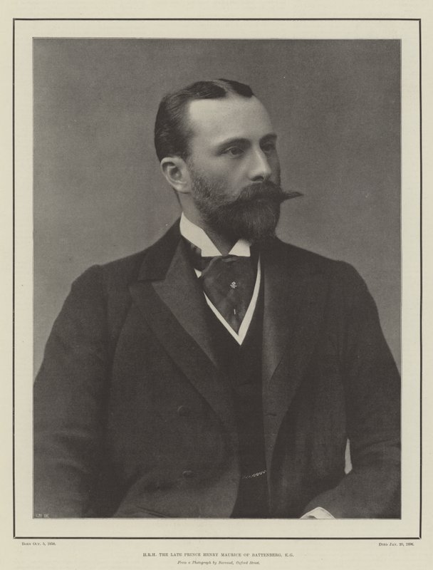 HRH der verstorbene Prinz Heinrich Maurice von Battenberg, KG von English Photographer