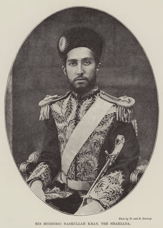Seine Hoheit Nasrullah Khan, der Shahzada von English Photographer