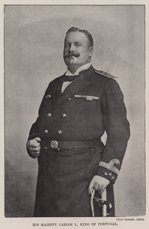 Seine Majestät Carlos I., König von Portugal von English Photographer