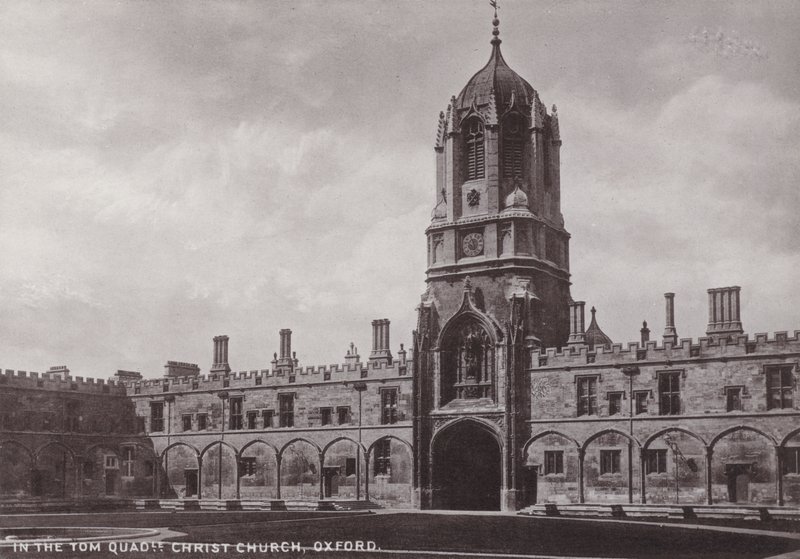 Im Tom Quadrangle Christ Church, Oxford von English Photographer