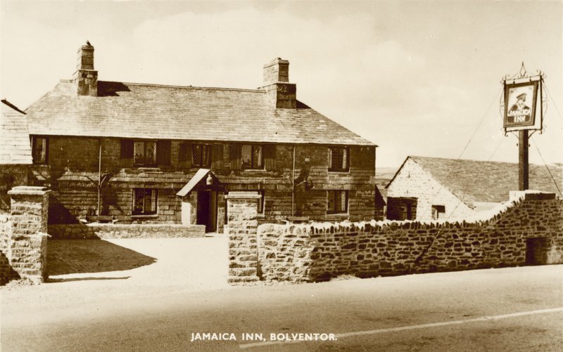 Jamaica Inn, Bolventor, Cornwall, bekannt für seine Verbindung mit dem Schmuggel in Cornwall und gefeiert im gleichnamigen Buch von Daphne Du Maurier von English Photographer