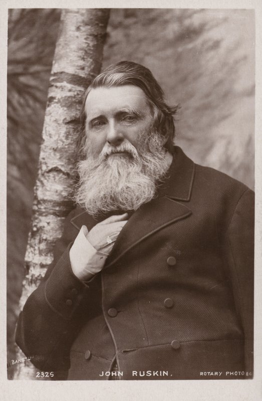 John Ruskin (1819-1900), englischer Schriftsteller, Kunstkritiker, Künstler und Sozialdenker von English Photographer