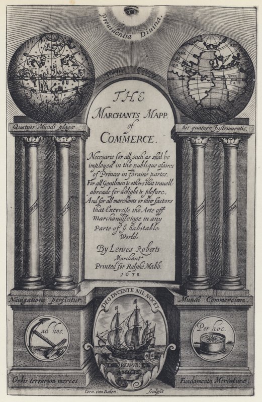 L. Roberts, Die Händlerkarte des Handels, R. Mabb 1638 (s/w Foto) von English Photographer