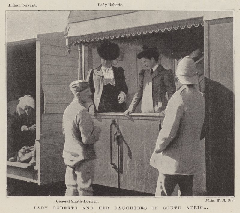 Lady Roberts und ihre Töchter in Südafrika von English Photographer