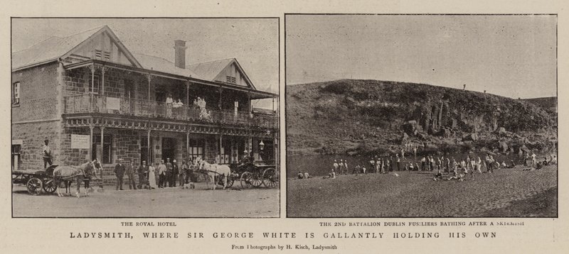 Ladysmith, wo Sir George White tapfer standhält von English Photographer
