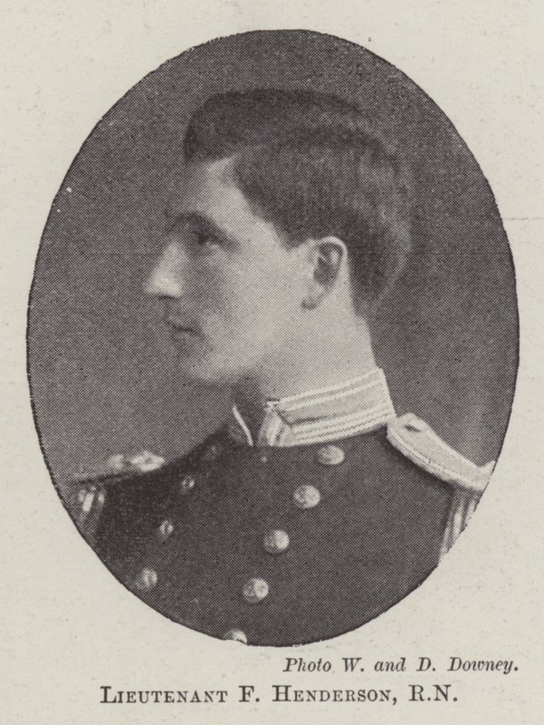 Leutnant F Henderson, RN von English Photographer