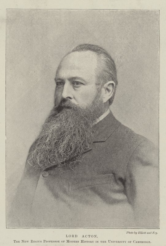 Lord Acton, der neue Regius-Professor für moderne Geschichte an der Universität Cambridge von English Photographer