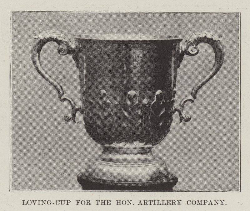 Loving-Cup für die Honourable Artillery Company von English Photographer