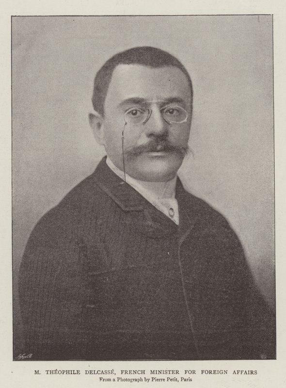 M. Theophile Delcasse, französischer Außenminister von English Photographer