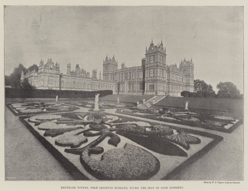 Mentmore Towers, nahe Leighton Buzzard, Buckinghamshire, der Sitz von Lord Rosebery von English Photographer