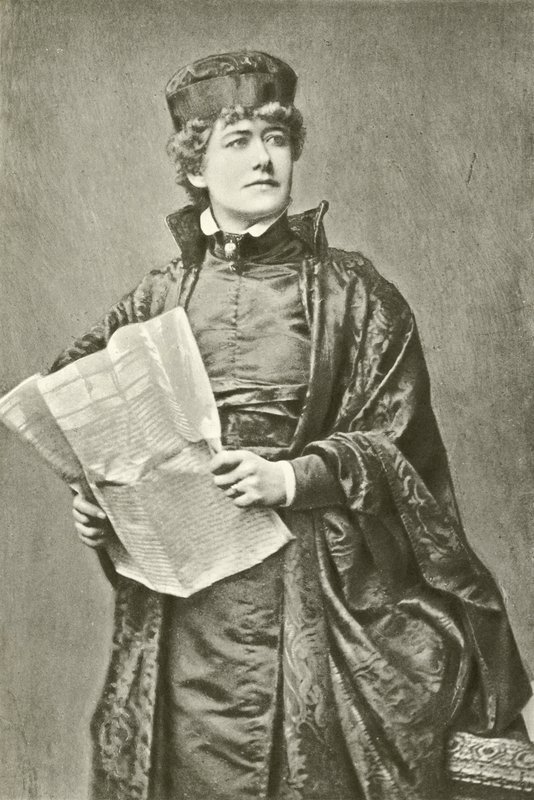 Miss Ellen Terry als Portia (Gravur) von English Photographer