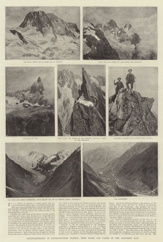 Bergsteigen im Südwesten Frankreichs, einige Gipfel und Pässe in den Dauphiné-Alpen von English Photographer