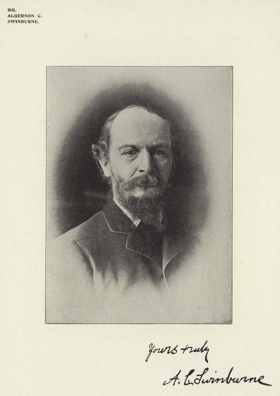 Algernon C Swinburne von English Photographer