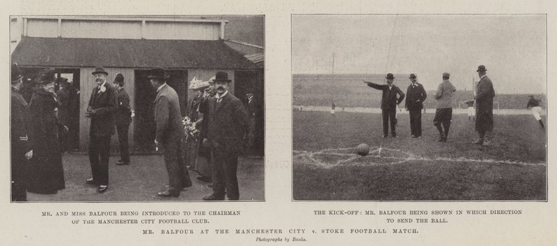 Mr Balfour beim Fußballspiel Manchester City gegen Stoke von English Photographer