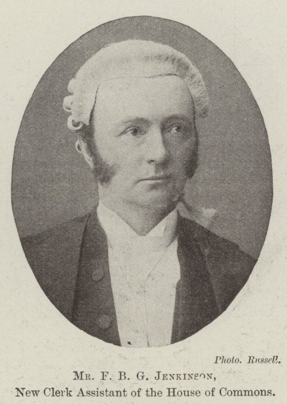 Herr F B G Jenkinson, neuer stellvertretender Sekretär des House of Commons von English Photographer