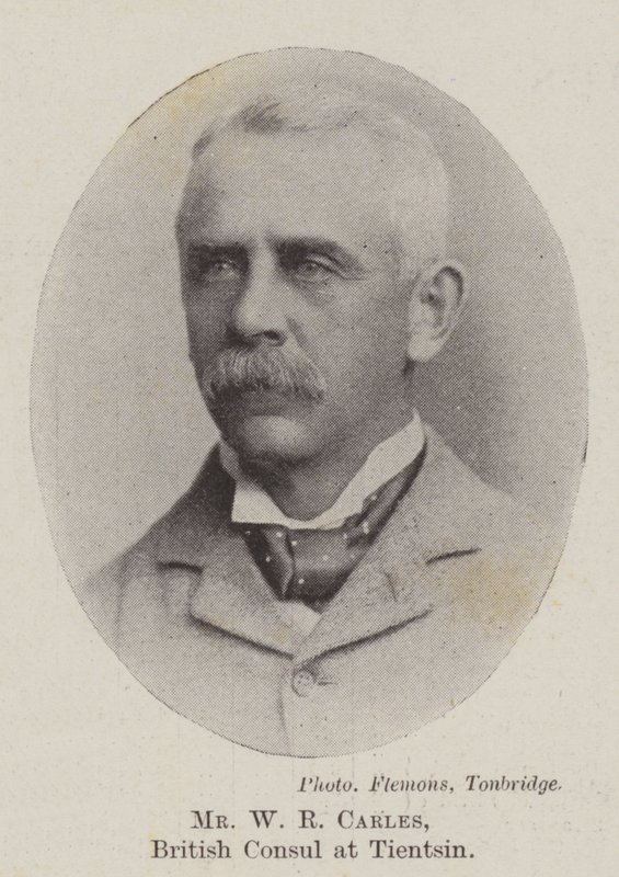 Mr. W. R. Carles, britischer Konsul in Tientsin von English Photographer