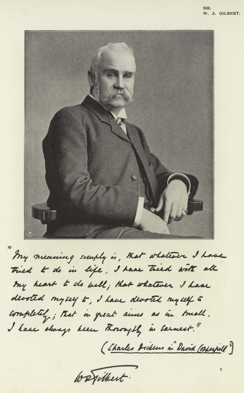 W S Gilbert von English Photographer