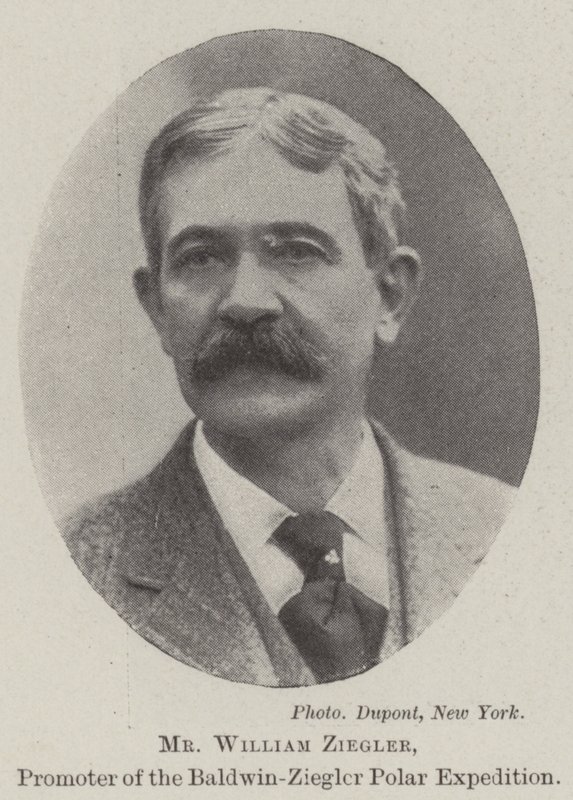 Herr William Ziegler, Förderer der Baldwin-Ziegler-Polar-Expedition von English Photographer